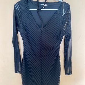 Black mini dress with choker 🖤